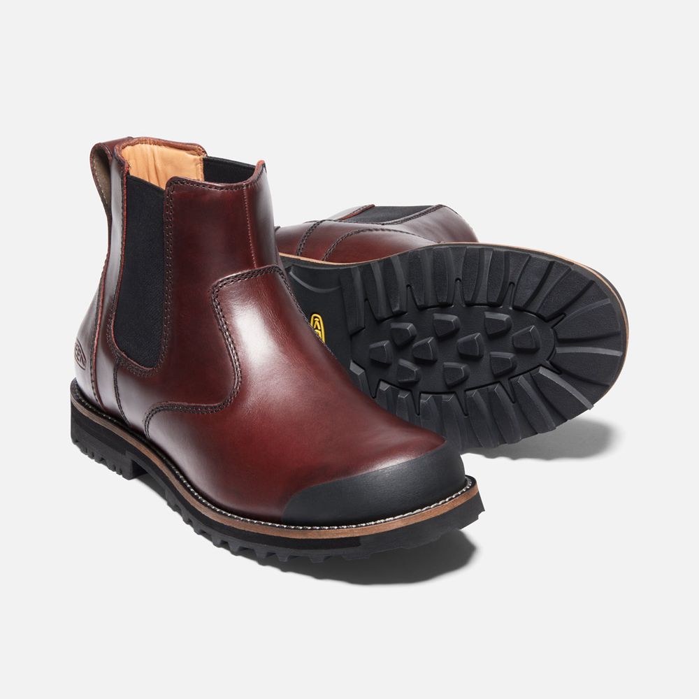 Bottes Chelsea Keen Homme Rouge/Marron | The 59 Ii Limited | ATURE-6432